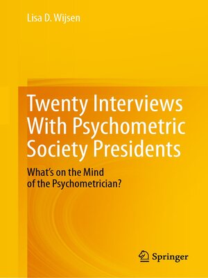 cover image of Twenty Interviews With Psychometric Society Presidents